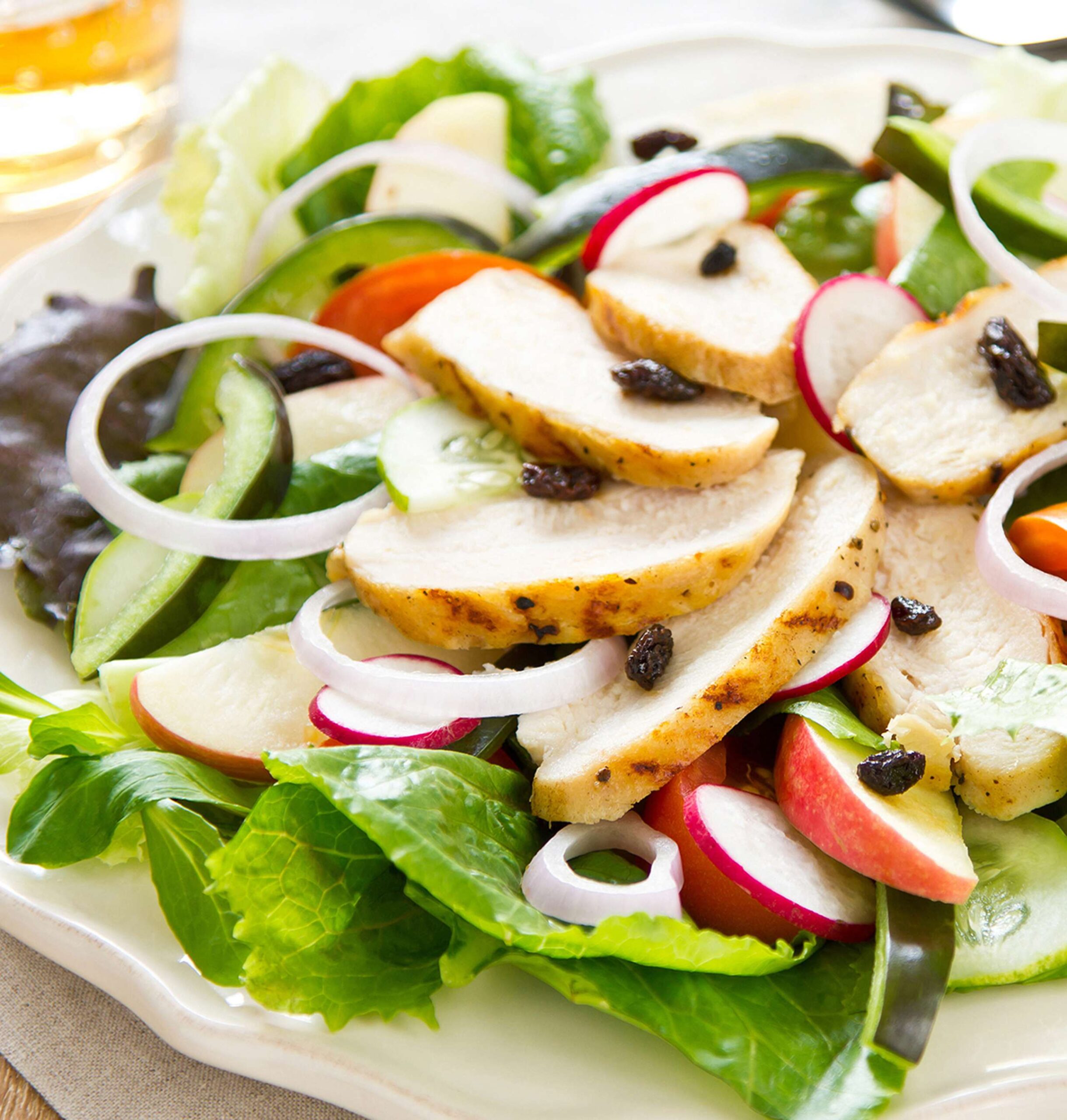 Grilled Chicken Tostada Salad